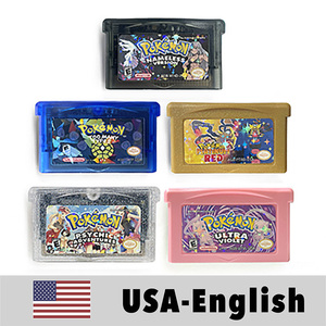 Cartucho de juego USA English 1 M Flash Cart Nameless Platinum Red Psychic Adventures TOO MANY TYPES Ultra Violet para GBA - Product Image 1