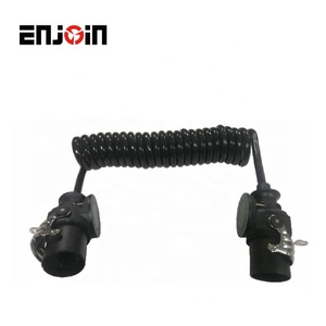 ENJOIN Nuevo Adaptador Europeo de <span class=keywords><strong>7</strong></span> <span class=keywords><strong>Pines</strong></span> para <span class=keywords><strong>Remolque</strong></span>, de Alta Calidad, Directo de Fábrica, con <span class=keywords><strong>Cable</strong></span> Flexible - Product Image 3