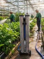 Système RO/DI portable en acier inoxydable à 3 étapes pour le nettoyage des fenêtres et le traitement de l'eau de lavage automobile