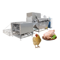 Ligne compacte d'abattage de volailles / Équipement d'abattoir mobile / Machines d'abattoir
