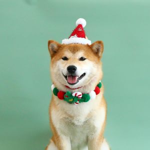Collier de Noël pour chien et chat en polaire brodé, 18 pouces, accessoire décoratif pour animaux de compagnie pour se déguiser en période des fêtes - Product Image 4