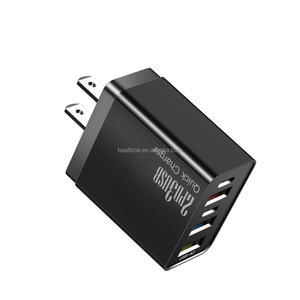 Cargador de 65 W y 5 Puertos, PD30W, 3 USB y 2 Tipo <span class=keywords><strong>C</strong></span>, Enchufe para EE. UU./UE/Reino Unido, Carga Rápida para Samsung, Cargador de Pared - Product Image 1