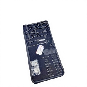 Venta caliente negro al por mayor Micro cuentas pinzas para el cabello Juego de Herramientas grado quirúrgico alicates de extensión de cabello de acero inoxidable - Product Image 1