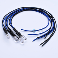 Dc 5v 12v 24v Unique Pré Fil 3mm 5mm 8mm 10mm Lampe Led Lumineux à Diodes Électroluminescentes Avec Câble Plomb Diodes Pré-Câblé Filaire Led