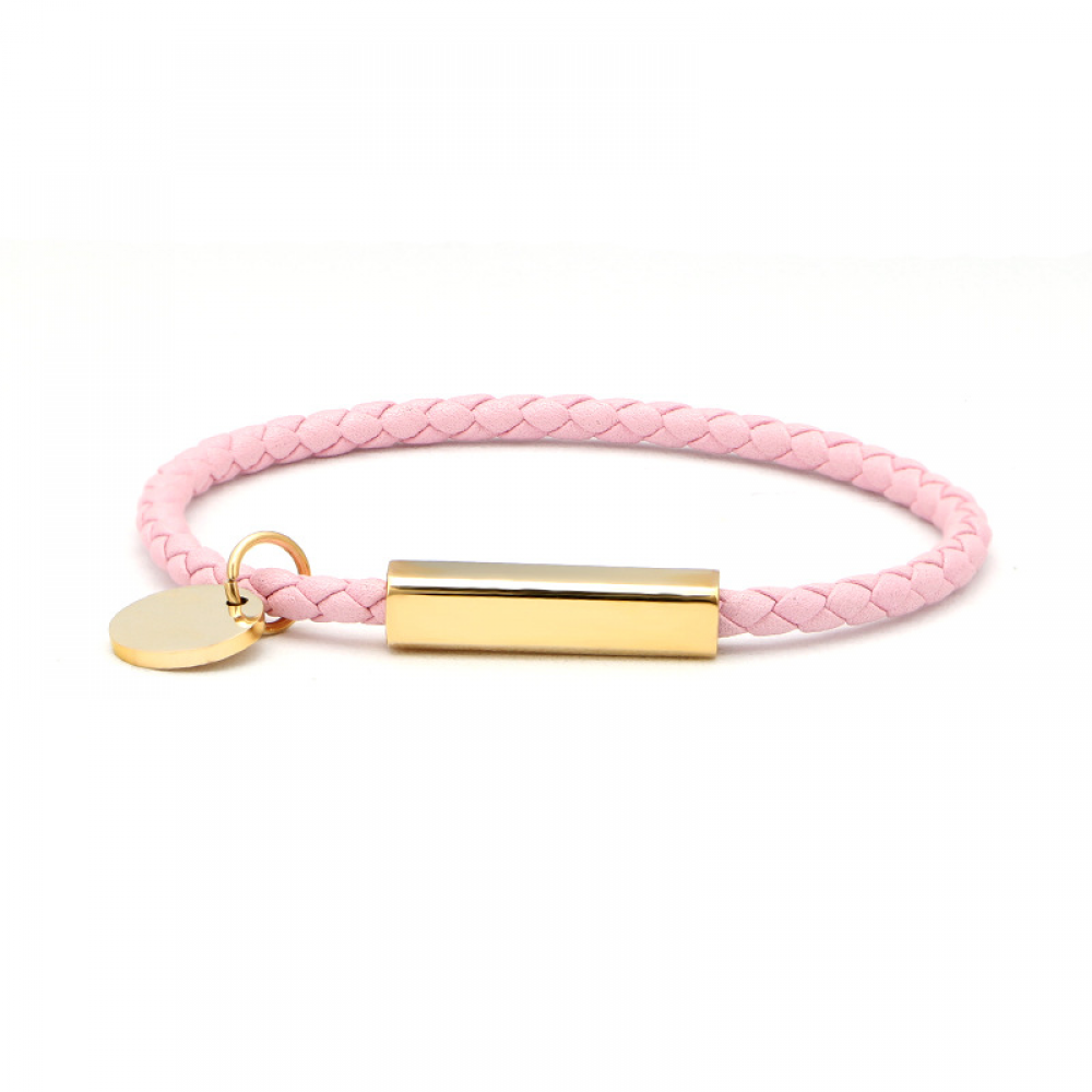 Lingotto d'oro + pelle rosa