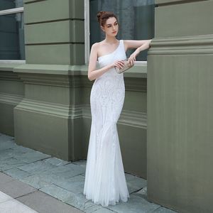 16552 # Female fata sogno Socialite festa abito da sera Sexy lungo dimagrante Toast abito sposa - Product Image 2