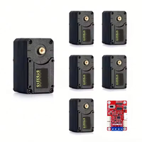 6 Servomotores STS3215 de 7.4V 1/345 para Brazo Robótico SO-ARM100, 19kgcm de Alto Torque, Servomotor Inteligente con Bus TTL FE-URT-1 MOTORS