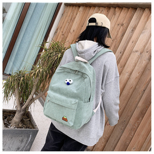 20l Trekking Everyday Plain Color Student Custom <strong>Corduroy</strong> Animal Print <strong>Backpack</strong> Ladies - Product Image 4