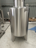 Réservoir de stockage de vin en acier inoxydable 500L AISI 304/316, conception sanitaire pour la conservation et le stockage du vin
