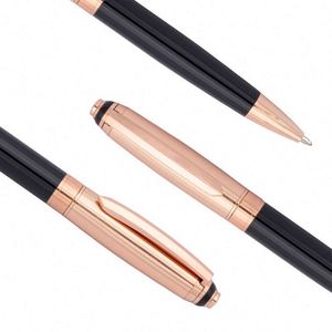 Wholesale Luxury Black Metal Ballpoint <b>Pen</b> High Quality Durable Promotional Gift for Office or School Writing Custom Logo - Product Image 5