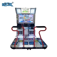 Machine de jeu vidéo d'arcade intérieure à pièces pour 2 joueurs, Pump It Up, musique et danse, garantie 1 an