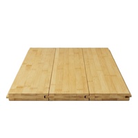 Plancher en bois de bambou d'ingénierie à finition lisse, best-seller, pour le sol du salon, du couloir de la résidence