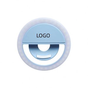 Anillo de Luz LED Recargable Personalizado, con Clip y Trípode Portátil para Fotografía con Celular - Product Image 1