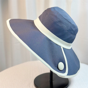 Chapeau <span class=keywords><strong>de</strong></span> pêcheur à visière personnalisée avec logo - Unisexe, décontracté, usage quotidien, couleur unie, style pêcheur en plein air - Product Image 5
