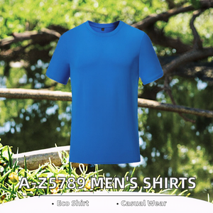 เสื้อเชิ้ตผู้ชาย A-Z5789 ดีไซน์ทันสมัย สวมใส่สบาย ติดกระดุม แขนสั้น ผ้าแฟลนเนล สำหรับฤดูใบไม้ผลิ แบบถัก - Product Image 3