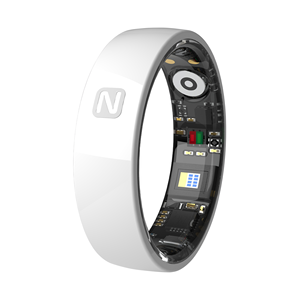 CITICITY แหวนอัจฉริยะเซรามิก NFC เครื่องติดตามสุขภาพกิจกรรมฟิตเนส เครื่องวัดความดันโลหิต แหวนสวมใส่ได้ - Product Image 4