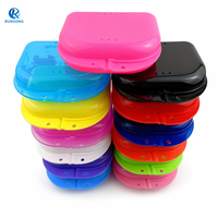 Boîte de rangement promotionnelle pour soins bucco-dentaires, couleur personnalisable, étui pour accessoires orthodontiques