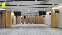 Cloison acoustique coulissante pour salle de bal, cloison de séparation pour salle de conférence, panneau opérable, pliable, mural mobile, style moderne
