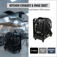 Nettoyeur de conduits d'aération électrique commercial, nouveau dégraissant avec rotation avant/arrière pour restaurant, barbecue, cuisine