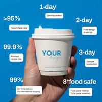 Gobelets à café en papier kraft à double paroi personnalisés de 12 oz, fabriqués en Chine, avec des matériaux recyclés, compostables, impression de logo