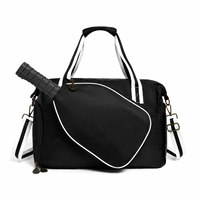Sac de sport Pickleball grande capacité avec sangle bandoulière détachable, poche avant indépendante pour raquettes, sac à main multisports