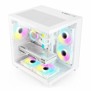 เคสคอมพิวเตอร์เกมมิ่ง ATX RGB คุณภาพสูง ปี 2026 พร้อมพัดลม RGB รุ่นยอดนิยม สำหรับประกอบคอมพิวเตอร์ตั้งโต๊ะ - Product Image 1