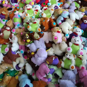 Poupée ours en peluche bon marché, jouets de mariage, machine à saisir, produits de marché, poupées de dessin animé, couleurs mélangées, vente en gros - Product Image 3