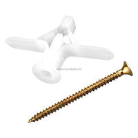 Cheville murale universelle 10*30mm en plastique aéronautique avec vis