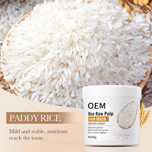 OEM Best Natural Organic Professional <span class=keywords><strong>Mascarilla</strong></span> nutritiva para el cabello de hidratación profunda Vitaminas Colágeno <span class=keywords><strong>Mascarilla</strong></span> para el cabello de arroz - Product Image 5