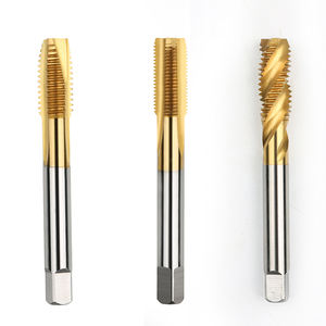 Machuelos <span class=keywords><strong>de</strong></span> Acero Rápido con Recubrimiento <span class=keywords><strong>de</strong></span> Cobalto y Titanio, Espiral, para Acero Inoxidable y Trabajo <span class=keywords><strong>de</strong></span> Metales, Personalizados OEM/ODM, Diámetro M2-M20 - Product Image 1