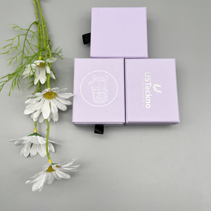 Personalised Ribbon Jewelry Box Packaging Luxury Necklace Cardboard High Quality Drawer Box - Product Image 2