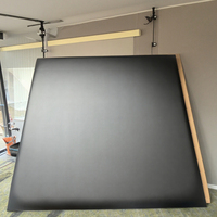 Panneau de simulateur de golf acoustique résistant aux chocs certifié TB117 de qualité commerciale, rembourrage en mousse zéro rebond pour la pratique en intérieur