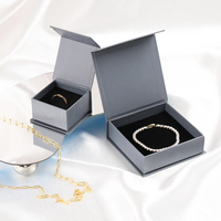 Vente en gros de boîte d'emballage cadeau de bijoux bracelet de luxe en papier rigide personnalisé avec logo emballage de boîtes à bijoux collier