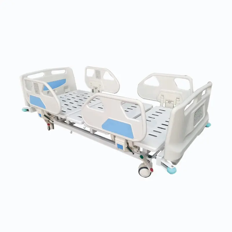Cama de hospital de ICU de 5 funciones con muebles de hospital económicos de nuevo diseño de 2017 con alta calidad