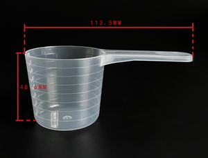 Cucchiai Dosatori in Plastica Trasparente da 40g 80ml con Manico Lungo per Caffè e Mini Barattoli per Latte in Polvere in Materiale PP di Grado Alimentare - Product Image 6