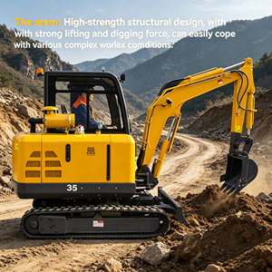 Mini Excavadora Hidráulica Eléctrica con Control PLC, Motor con Bomba Huade de Alta Eficiencia, 3.5 Toneladas, Uso Doméstico, <span class=keywords><strong>China</strong></span> - Product Image 1