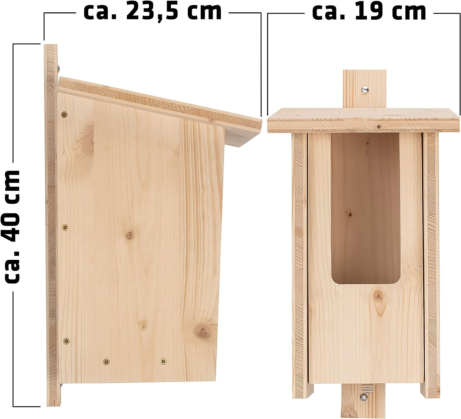 wooden bird house