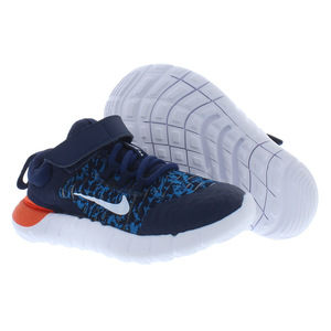 รองเท้าวิ่งสำหรับเด็กผู้ชายรองเท้าวิ่ง Nike Free RN 2021 AC สีน้ำเงิน/ขาว/ส้ม-100% ของแท้ - Product Image 5