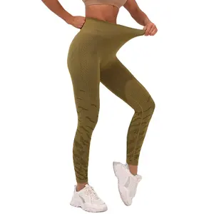 Support OEM Quick Dry Wicking New Women's Yoga Pants Seamless Tie Dye Gym wear zebra girls wearing woman tights leggings