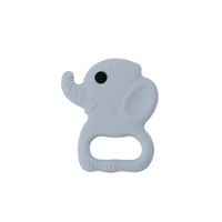 Ensemble d'alimentation pour bébé en silicone motif éléphant, comprenant assiette à ventouse, bol, tasse à paille, cuillère, fourchette, anneau de dentition et tapis de repas - Meilleures ventes
