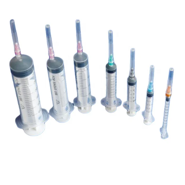 Best price CE ISO certification 1ml 2ml Luer lock sliding plastic safety syringe