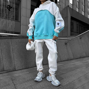 남성용 카고 조거 팬츠, 멀티 포켓 스웨트팬츠, 스트릿웨어 오버사이즈 드로스트링 밴딩 허리 캐주얼 힙합 트랙 팬츠 - Product Image 2