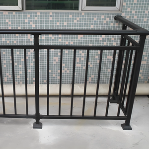 Panneau de clôture et portail en acier galvanisé <span class=keywords><strong>noir</strong></span> 6x8 pieds, écologique, pour extérieur, avec service de modélisation 3D certifié ISO9001/CE - Product Image 4