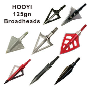 Boogschieten Broadheads 125 Graan Roestvrij Staal Jagen Op Broadheads Voor Kruisboog En Compound <span class=keywords><strong>Bow</strong></span> - Product Image 1
