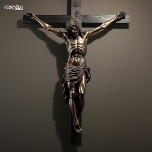 Gigante antiguo católico religioso interior Metal <span class=keywords><strong>Cristo</strong></span> Cruz escultura tamaño real famoso Jesús crucificado estatuas de bronce para la venta - Product Image 3