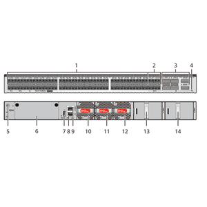 02354VCT S5732-H44S4X6QZ-V2 (44 Puertos SFP GE, 4 Puertos SFP+ 10GE, 6 Puertos QSFP 40GE) Switch de Acceso Empresarial para Redes - Product Image 3