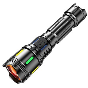 <b>Rechargeable</b> Flashlight 1000M Beam Distance Ultra Bright <b>Led</b> Portable Outdoor Tactical Torch With White Laser <b>Light</b> - Product Image 1