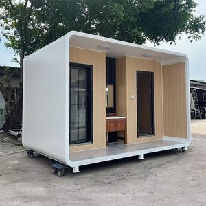 ห้องน้ำเคลื่อนที่กลางแจ้ง ทันสมัย ทำจากไม้ เป็นมิตรกับสิ่งแวดล้อม สำหรับใช้งานสาธารณะ - Product Image 3