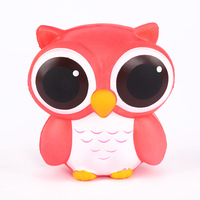 Jouet Hibou aux Grands Yeux Populaire en PU, Anti-stress à Rebond Lent, Développement des Compétences de Préhension pour Adolescents, Dessin Animé Réaliste