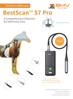 S7 Pro alat portabel hewan, perangkat Ultrasound dokter hewan Digital genggam babi kuda sapi kehamilan hewan